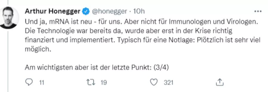 Arthur Honegger beantwortet impf-kritische Fragen, die er selbst mal hatte.