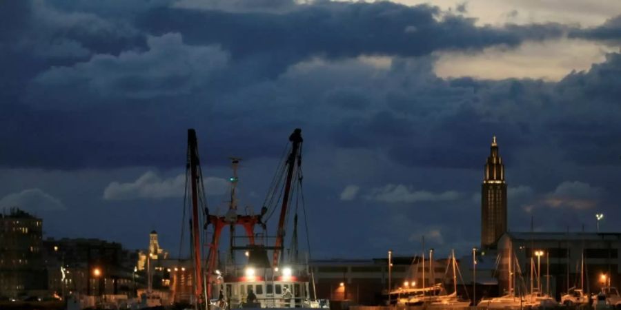 Archivaufnahme des britischen Fischerboots in Le Havre