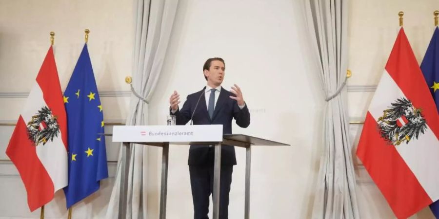 Österreichs Bundeskanzler Sebastian Kurz ist von seinem Amt zurückgetreten. Foto: Georg Hochmuth/APA/dpa