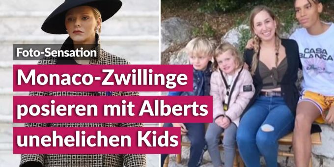 Foto-Sensation - Monaco-Zwillinge posieren mit Alberts unehelichen Kids