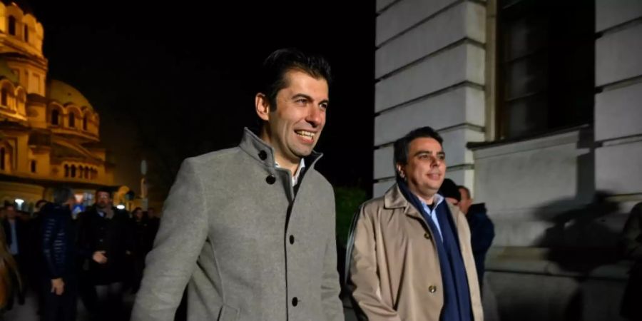 Kiril Petkow (l.) und Assen Wassilew