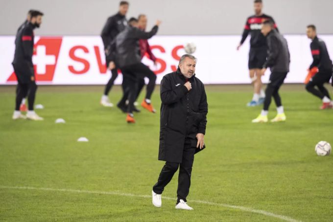 Bulgaren-Trainer Yasen Petrov hofft heute in Luzern gegen die Schweizer Nati auf ein gutes Ergebnis für sein Team. Schweizer Nati
