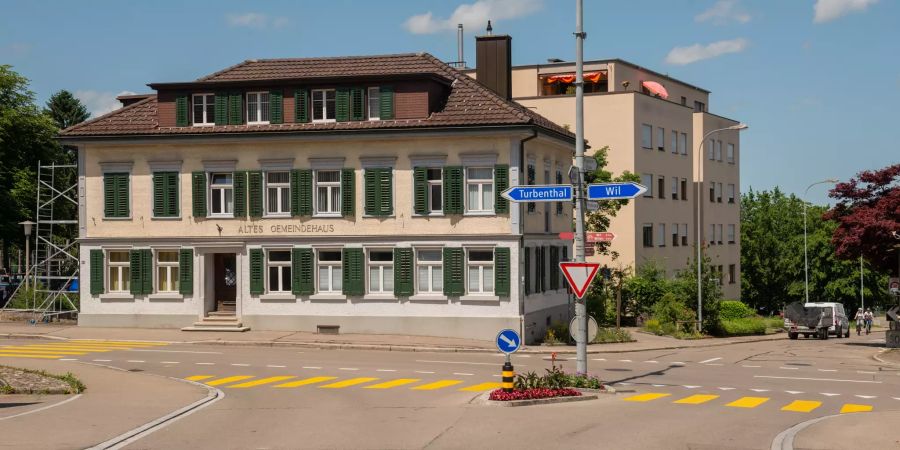 Altes Gemeindehaus an der Wilerstrasse in Sirnach.