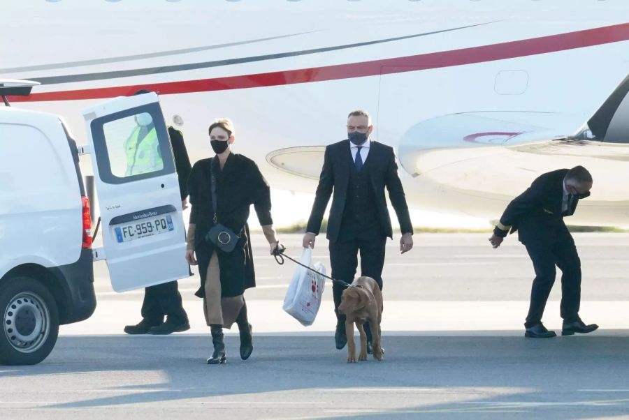 Charlène von Monaco am Flughafen von Nizza. (Archivbild)