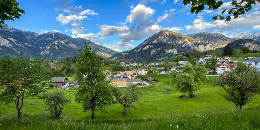 Landschaftsfoto in der Gemeinde Masein.