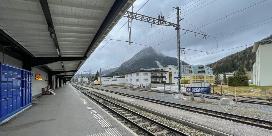 Bahnhof Davos.