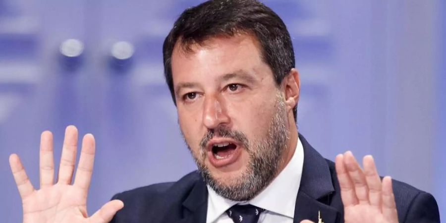 Italiens Ex-Innenminister Matteo Salvini muss sich vor Gericht verantworten. Foto: Roberto Monaldo/LaPresse via ZUMA Press/dpa