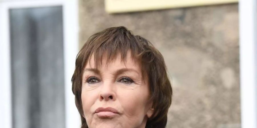 Die Schauspielerin Katrin Sass wird 65. Foto: Stefan Sauer/dpa-Zentralbild/dpa