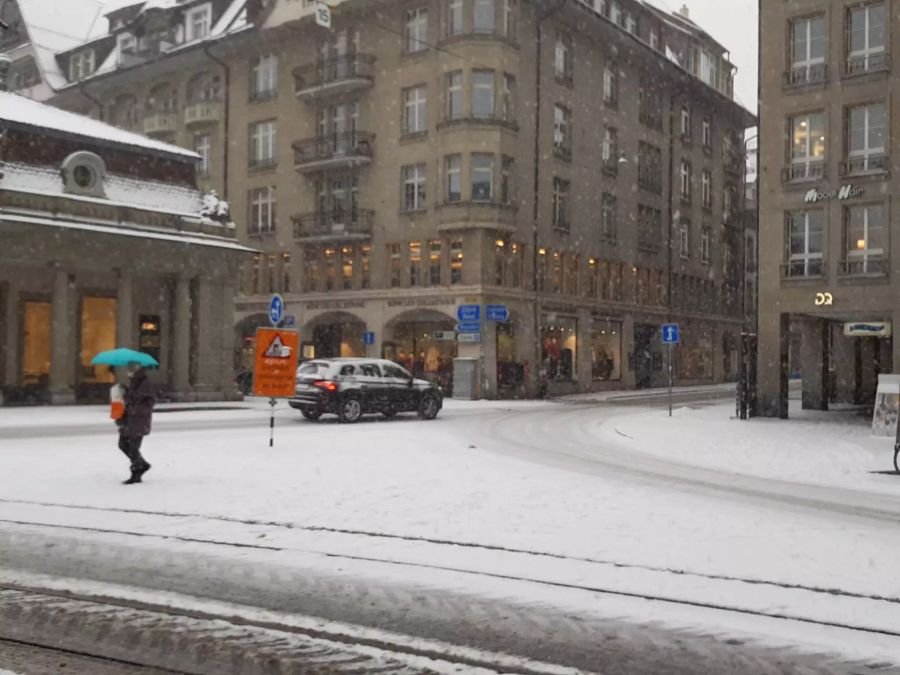 Der Casinoplatz in der Altstadt Bern.