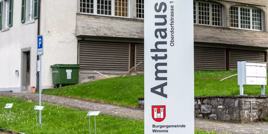 Das Amtshaus von Wimmis an der Oberdorfstrasse 1.