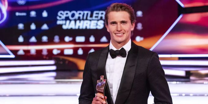 Alexander Zverev wurde zum deutschen «Sportler des Jahres» gewählt. Alexander Zverev