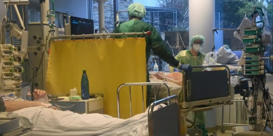 Versorgung von Corona-Patienten im bayerischen Freising