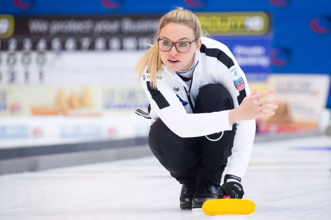 Vize-Skip Alina Pätz. Alina Pätz