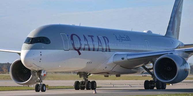 Qatar Airways A350 von Airbus