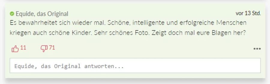 Genetik ist nicht fair, findet dieser Lesende.