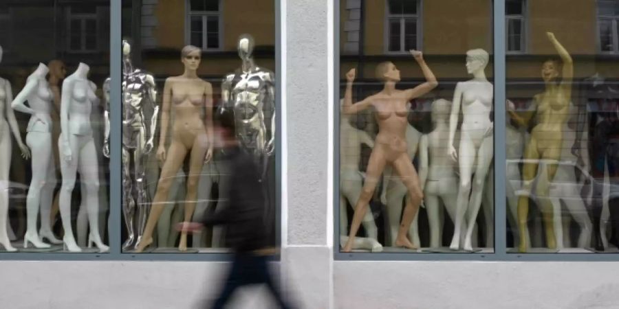 Geschlossenes Geschäft in München.