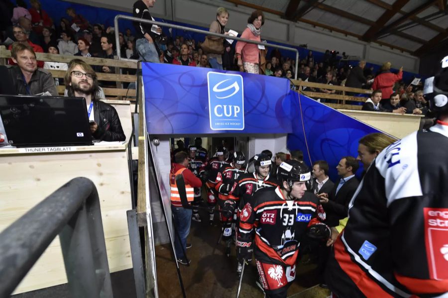 Der EHC Thun empfing in der ersten Runde des Cups ...