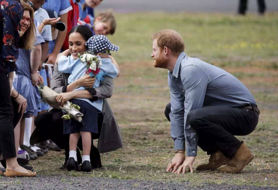 Meghan und Harry in Dubbo, Australien.