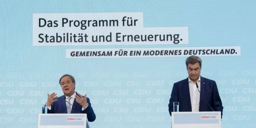 Armin Laschet (l.) und Markus Söder (r.)