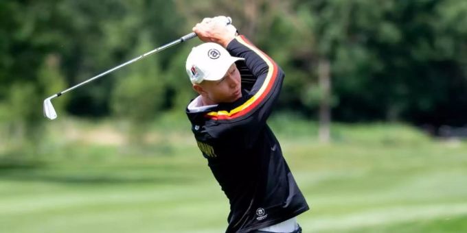 Konnte seine Runde vor dem Unwetter beenden: Bester deutscher Golfer an Tag eins war Amateur Matthias Schmid. Foto: Sven Hoppe/dpa Konnte seine Runde vor dem Unwetter beenden: Bester deutscher Golfer an Tag eins war Amateur Matthias Schmid. Foto: Sven Hoppe/dpa