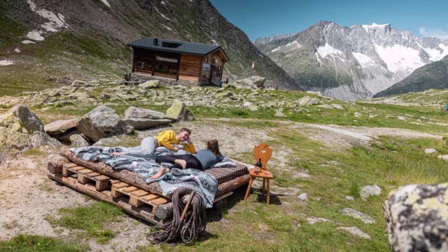 outdoorbett Aletschgletscher