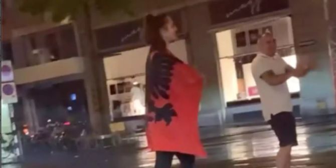 albanien fahen Polizei