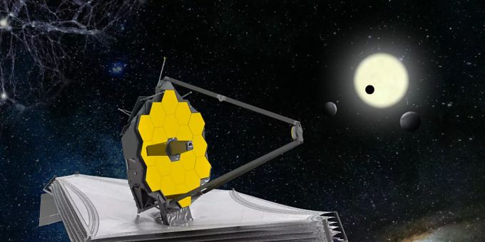 Das James-Webb-Weltraumteleskop ist das grösste und leistungsfähigste Teleskop, das jemals ins All gebracht wurde. Teleskop