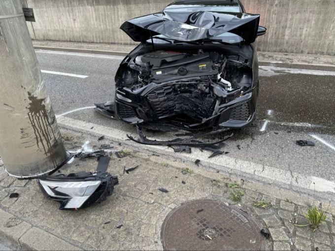 Unfall Rosenbergstrasse in St. Gallen. (Archivbild) Unfall Rosenbergstrasse