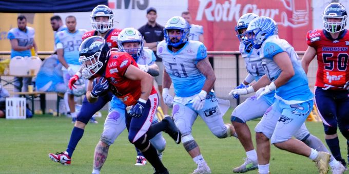 Die Calanda Broncos stehen nach dem Sieg gegen Genf erneut im Swiss Bowl. calanda broncos