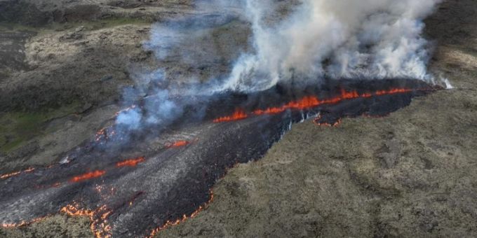 Keine Panik in Island - Dritter Vulkanausbruch binnen drei Jahren