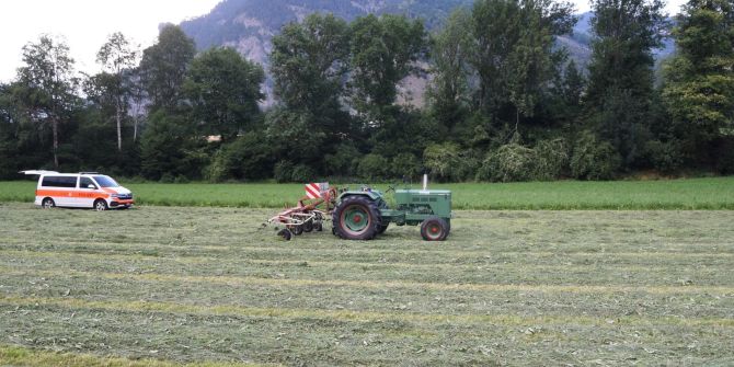 Paspels Arbeitsunfall
