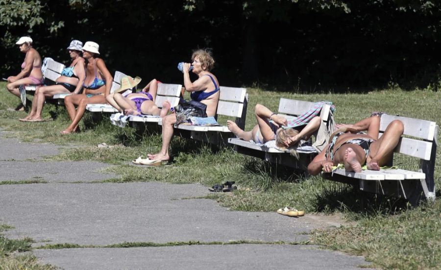 In Bulgarien ist es die erste Hitzewelle des Jahres, auch hier kletterten die Temperaturen auf über 40 Grad.