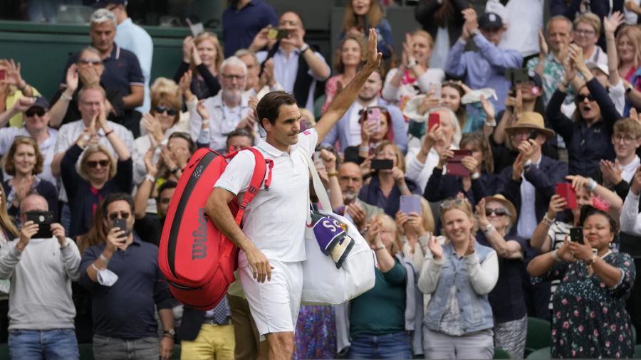 Ein letztes Mal Tschüss nach einer ATP-Einzel-Partie sagte der Schweizer aber schon 2021 in Wimbledon.