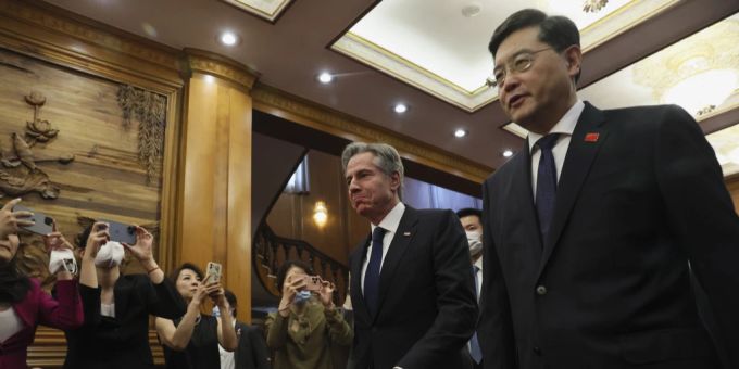 Frostige Beziehungen - US-Aussenminister Blinken in China eingetroffen