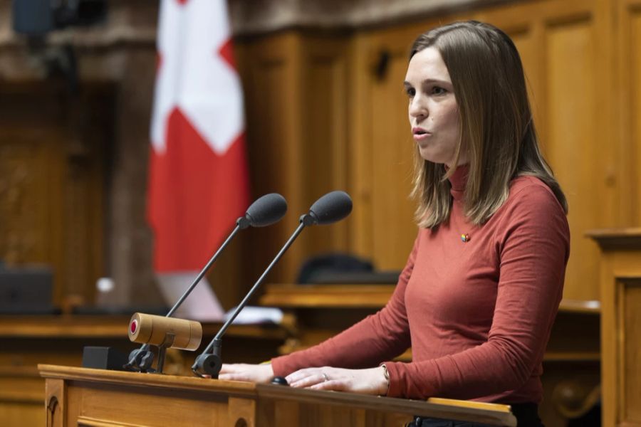 Nationalrätin Corina Gredig (GLP/ZH) spricht während der Frühlingssession der Eidgenössischen Räte. (Archivbild)