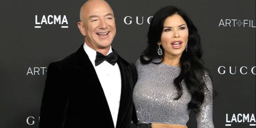 Jeff Bezos mit seiner Lauren.