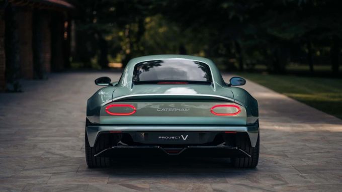 Die meisten Konkurrenten dürften den Caterham Project V nur von hinten sehen – zumindest auf der Rennstrecke 2024 Caterham Project V