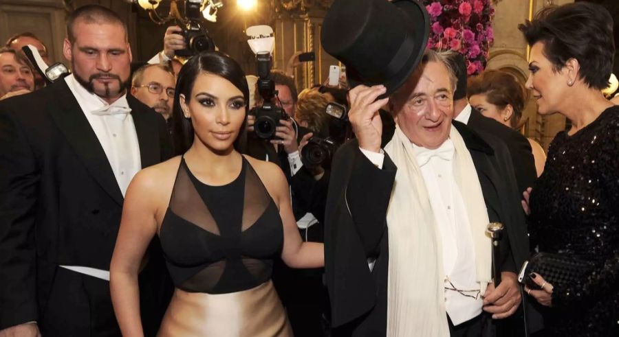 2014 liess sich «Mörtel» von Kim Kardashian begleiten.