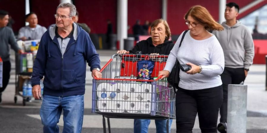 Ansturm auf Toilettenpapier wegen Coronavirus