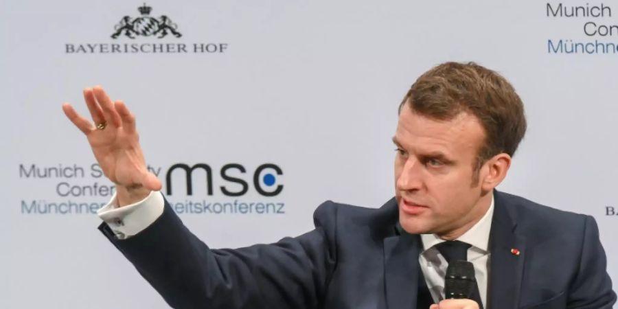 Macron bei der Sicherheitskonferenz in München