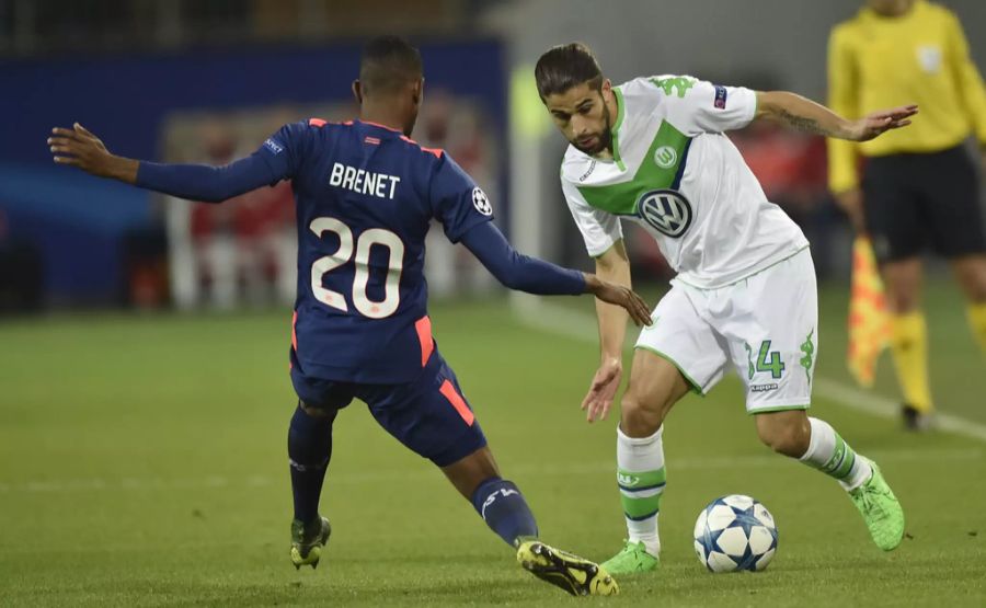 Mit Wolfsburg spielte Ricardo Rodriguez 2015/2016 in der Champions League gegen Eindhoven