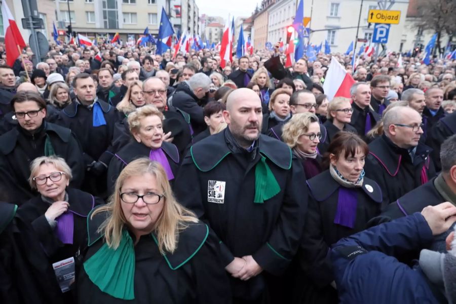 polen protest gesetz