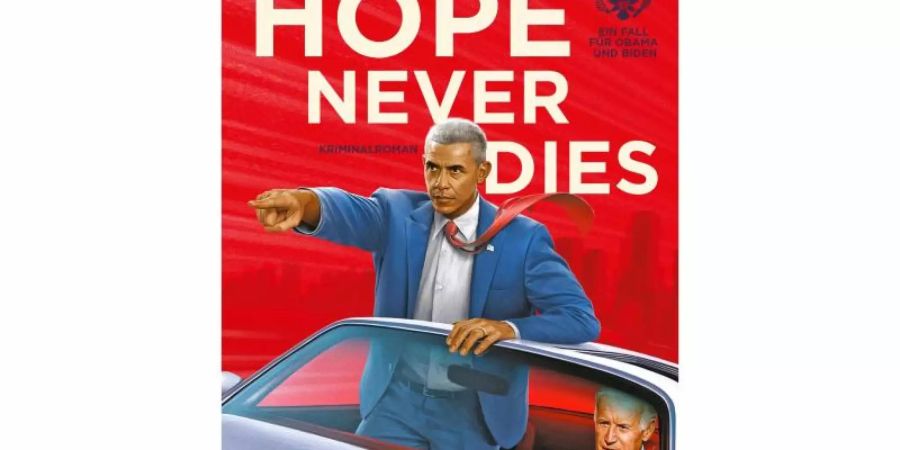 Der frühere US-Präsident Barack Obama und sein Vize Joe Biden gehen in Andrew Shaffers Roman «Hope Never Dies» auf Mördersuche. Foto: Droemer Verlag/dpa
