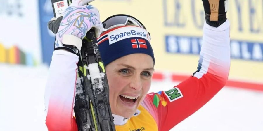 Siegte auch in Nove Mesto: Norwegens Star Therese Johaug. Foto: Jussi Nukari/Lehtikuva/dpa