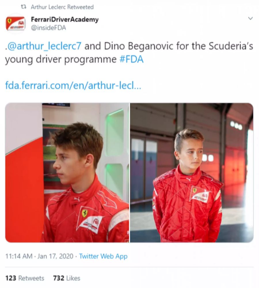 arthur leclerc formel 1