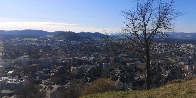 Aussicht über die Gemeinde Lenzburg. Aussicht über die Gemeinde Lenzburg.