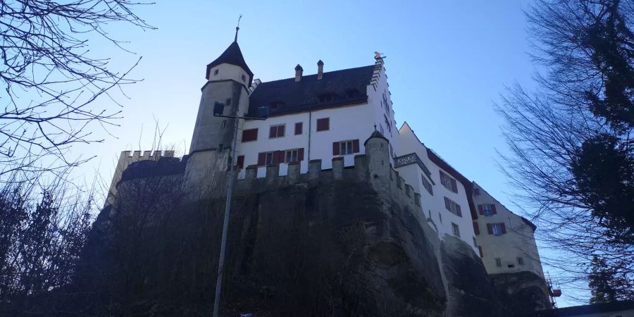 Das Schloss Lenzburg.