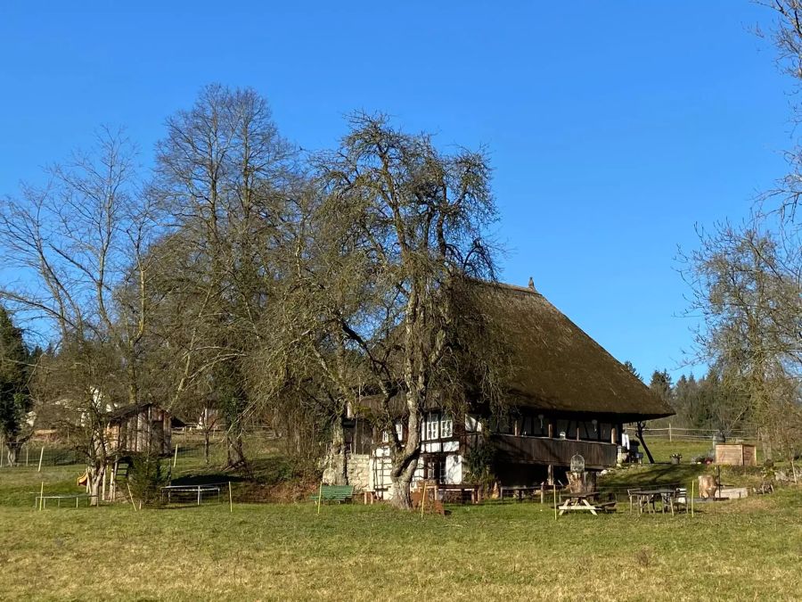Strohhaus Hendschiken