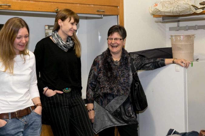 vlr: Tamara Wasser 38, Rottehschwil, Isolde Gächter 38, Erlingsbach & Vreni Keller, 77, Erlingsbach