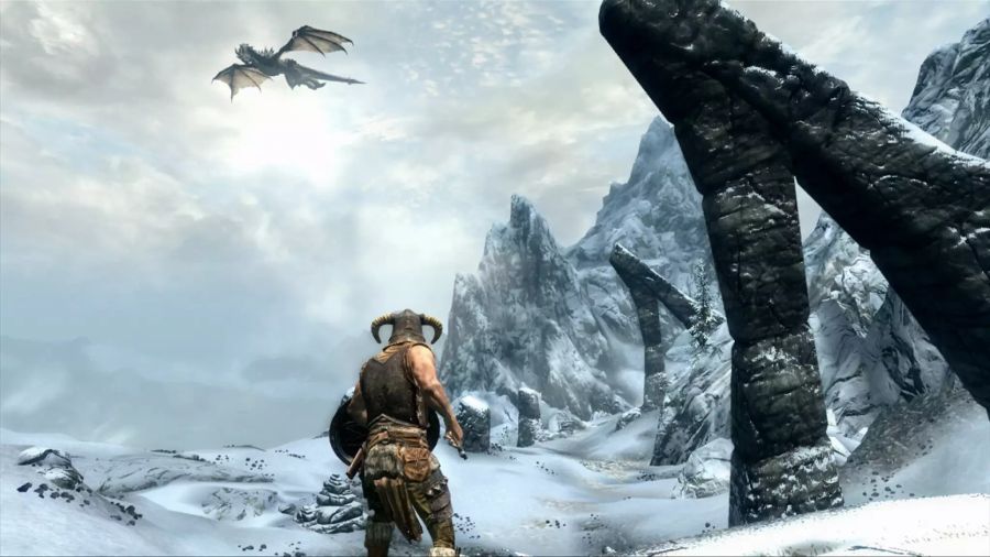 Skyrim: Ein Open-World-Abenteuer von Bethesda Softwork.